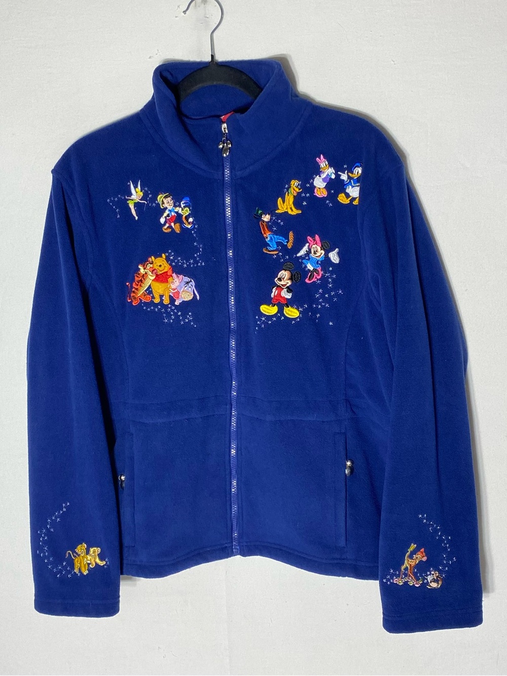 Disney Bradford Exchange Rare Magic of Disney Embroidered Fleece Jacket L
